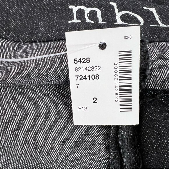 mblm skirt denim culture new with tags. Black Mini Skirt with Zipper Detail - Picture 8 of 10